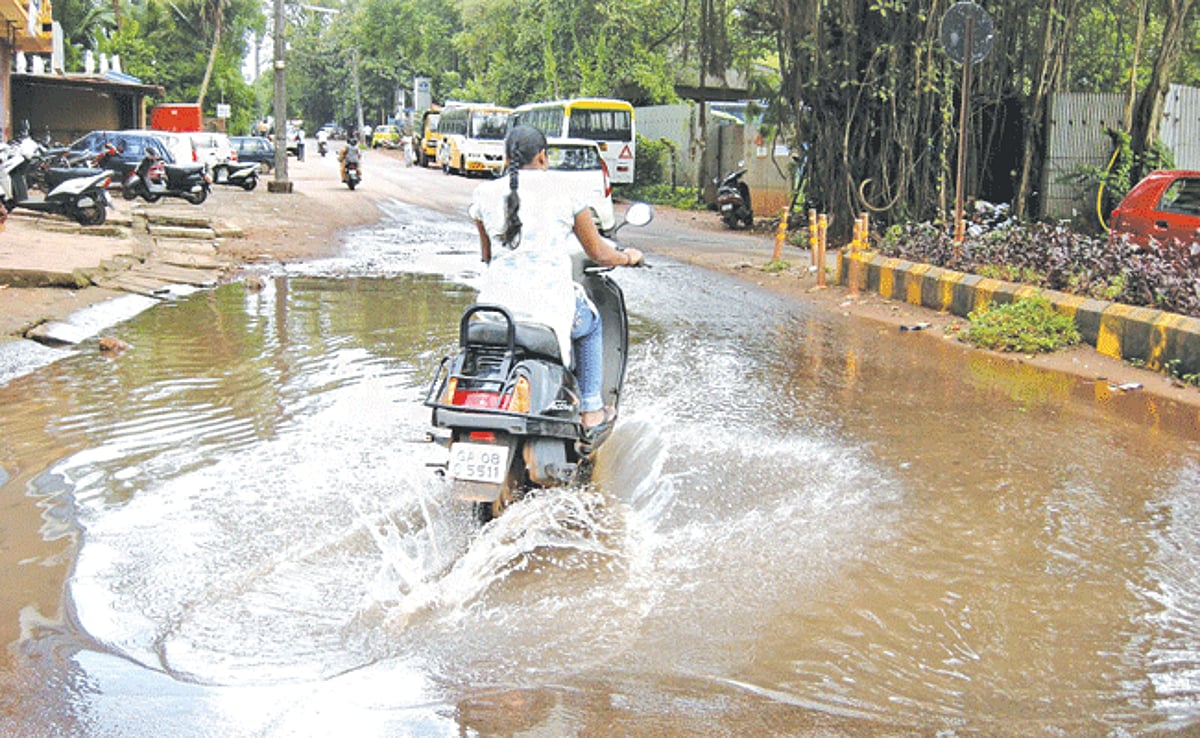 The Arlem junction has been inundated with sewage water over the last few days.