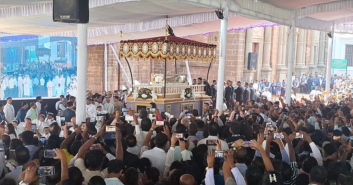 The Exposition of the Holy Relics of St Francis Xavier begins