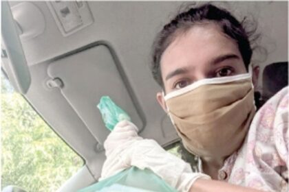 The Good Samaritan returns to give door step service to Covid affected families