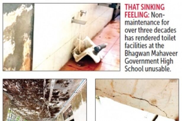 The Govt high school in Padi has not been repaired for 35 years