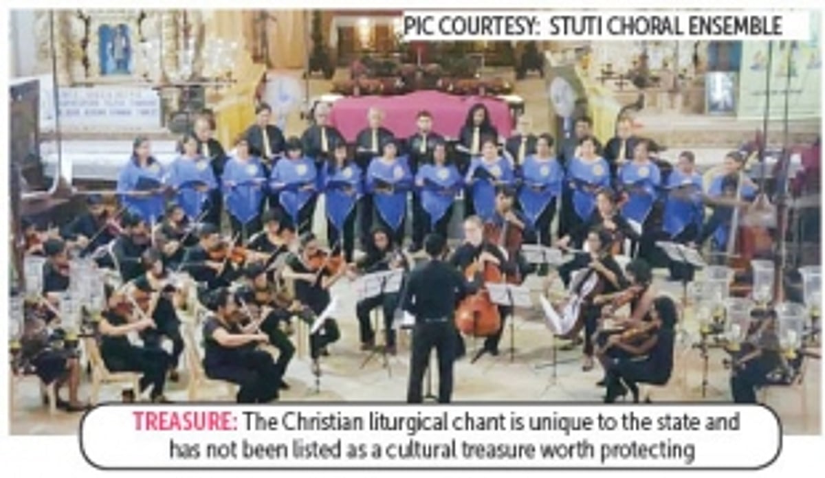 The Gregorian liturgical chant is Goa's priceless intangible heritage