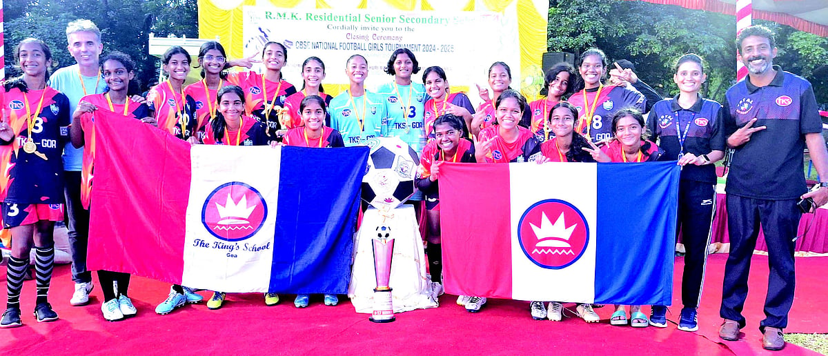 The King’s School triumph at CBSE U-17
Girls National Football Championship