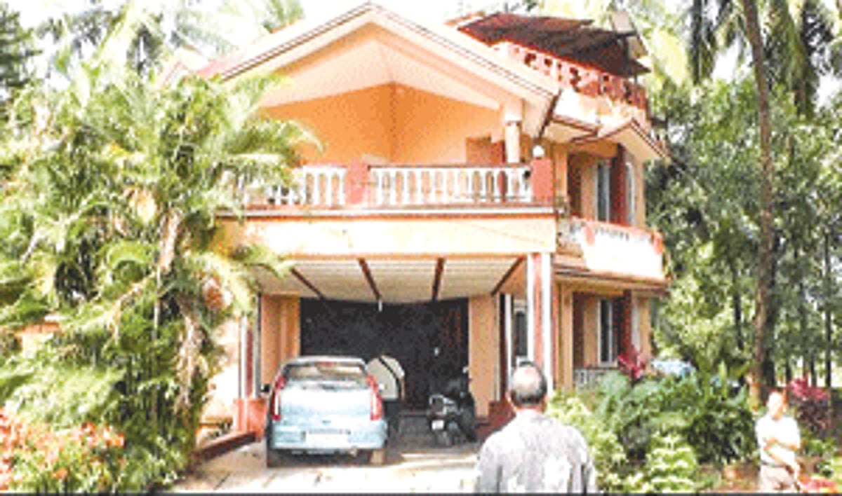 The Navelim bungalow which was the target of robbers