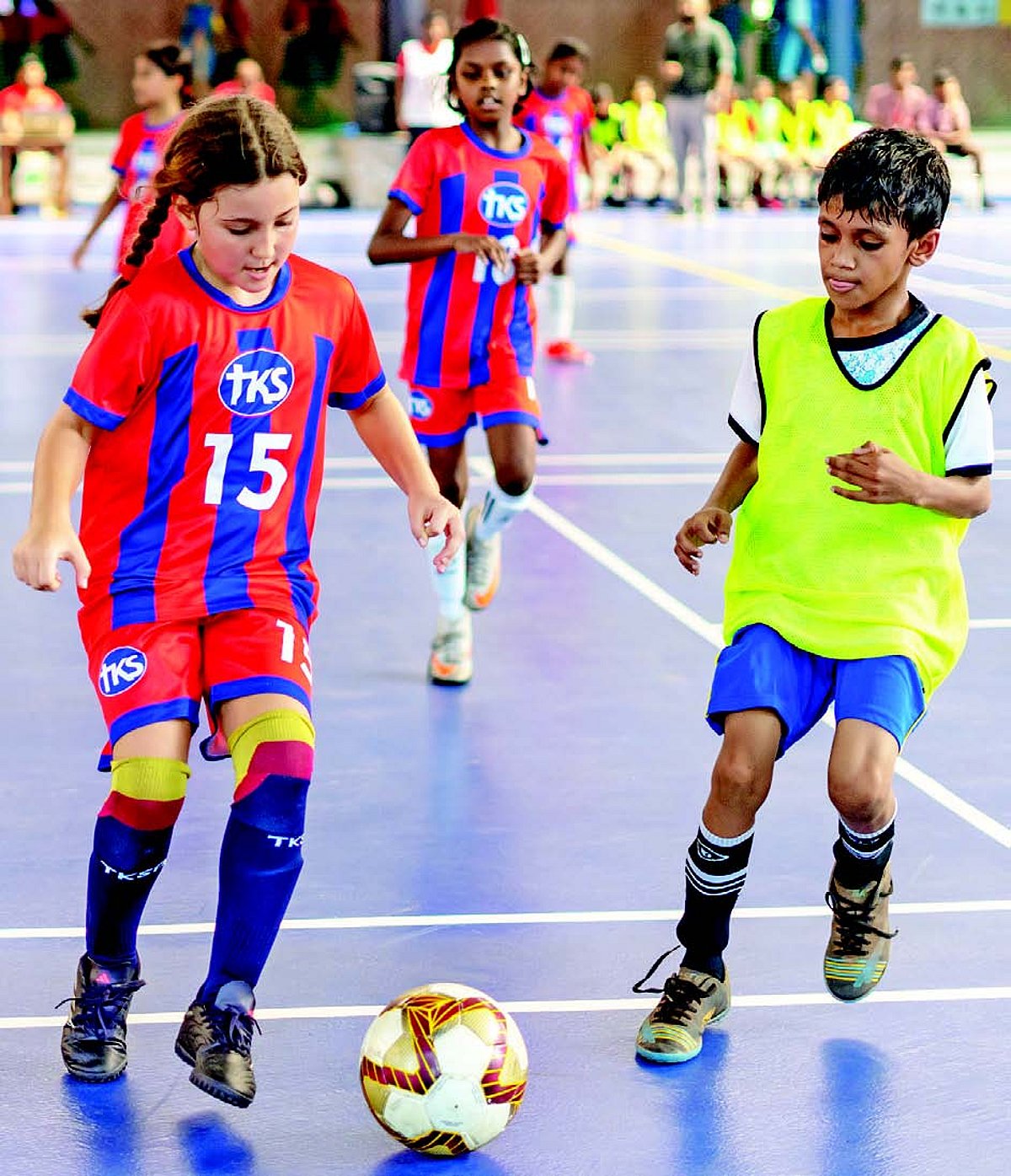 The Next Gen League group matches showcase
skills and determination of young footballers