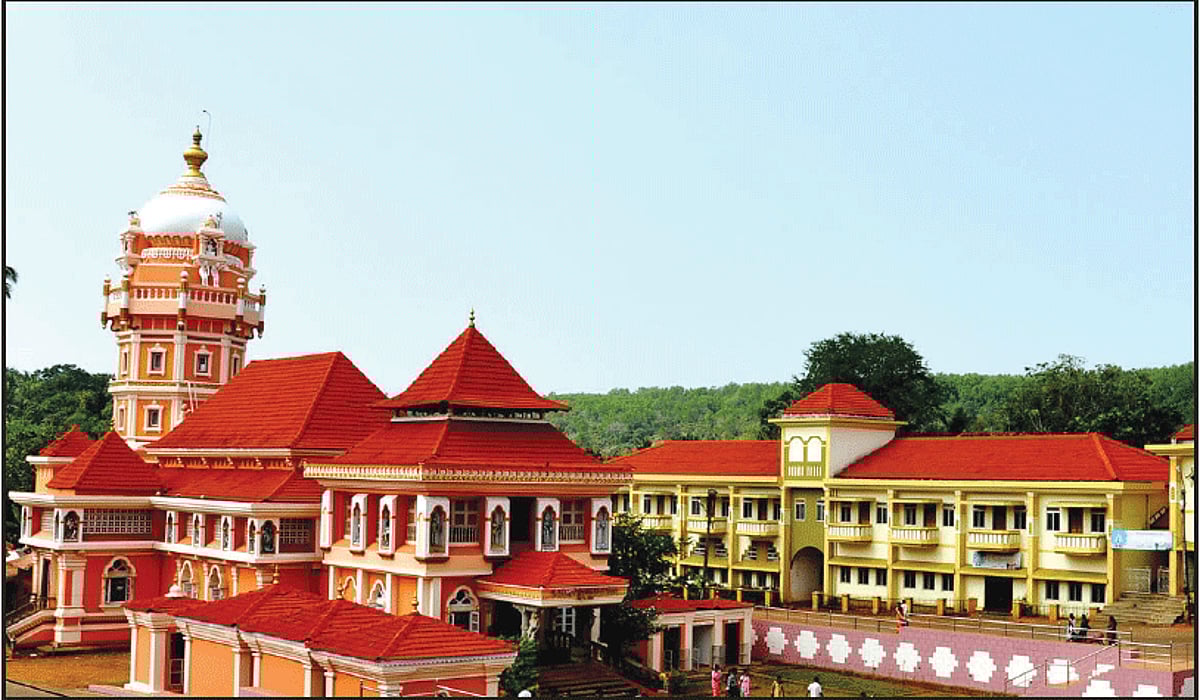The Shree Shantadurga Kunkallikarin Temple at Fatorpa is decked up for the ensuing zatra.