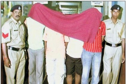 The accused in the sex racket case. Photo by Santosh Mirajkar.