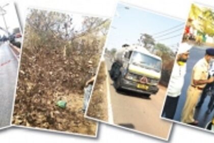 The ammonia effect: People scared stiff  and sick & charred trees