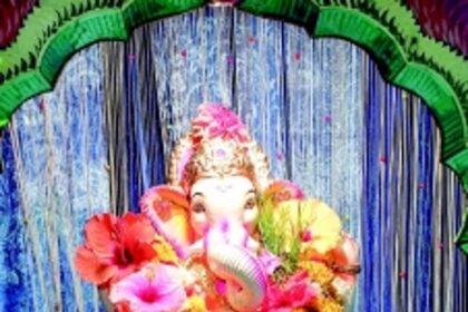 The celebration of Lord Ganesh