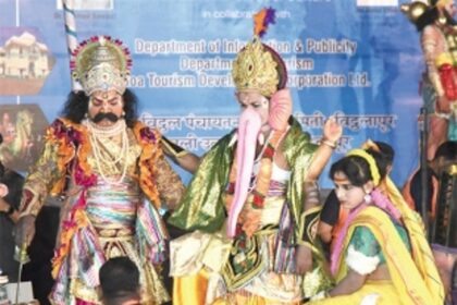 The colours and floating wonders at the Tripurari Poornima Festival