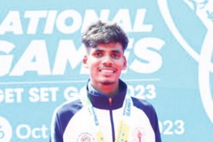 The first ‘Goan’ gold in the National Games goes to Netravali’s Babu