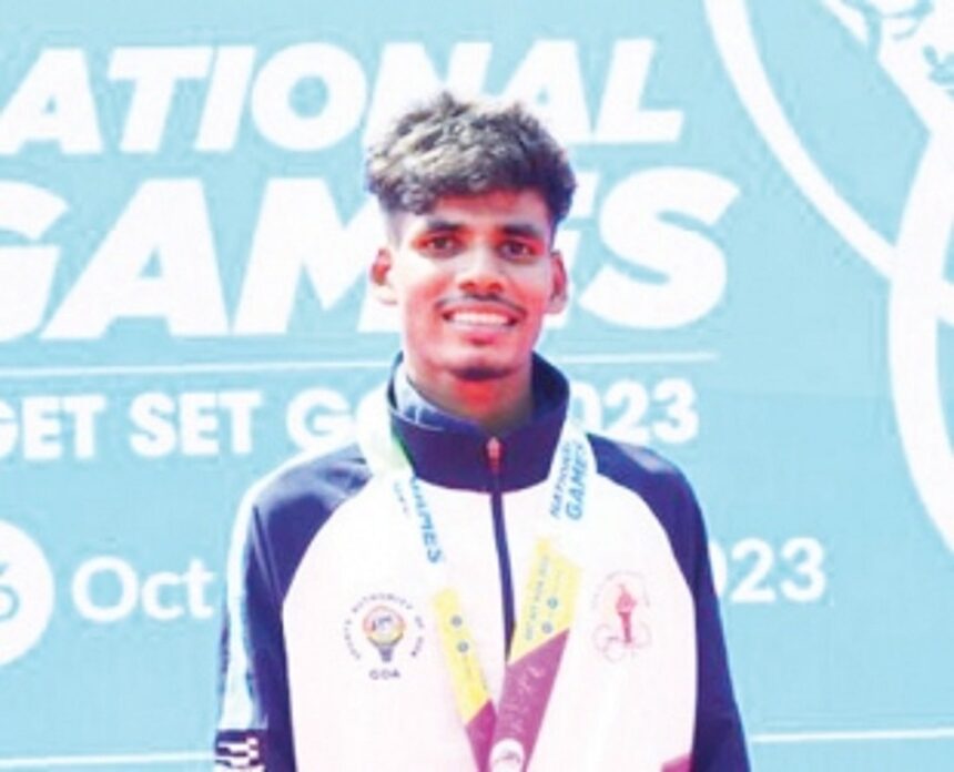 The first ‘Goan’ gold in the National Games goes to Netravali’s Babu