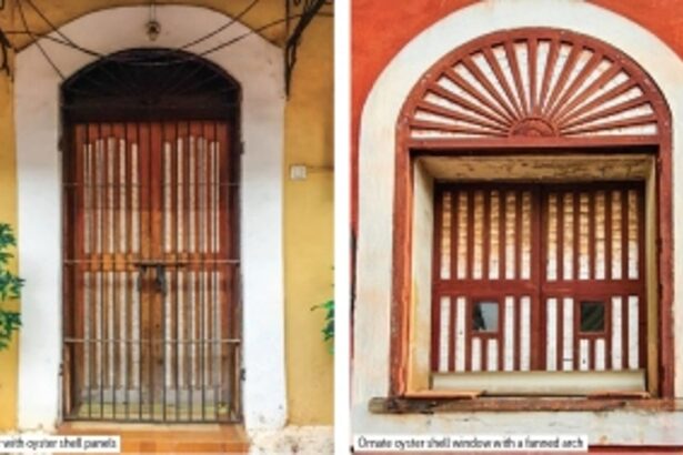The glorious days of the ornate oyster shell windows