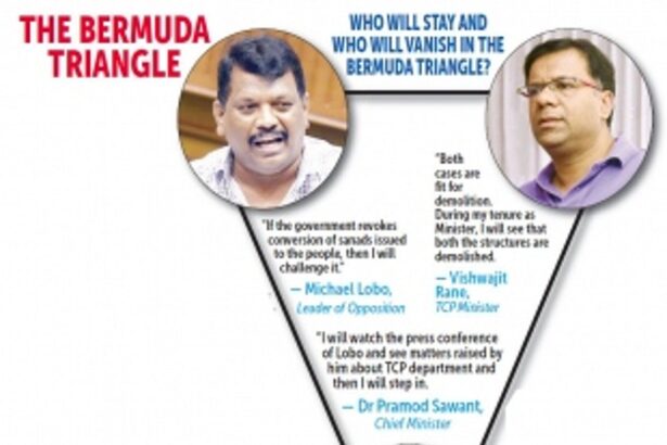 The gloves are off: It’s Rane vs Lobo in the political boxing ring, as CM watches