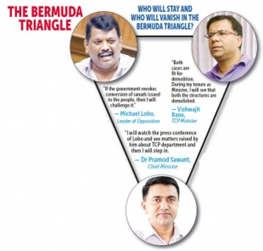 The gloves are off: It’s Rane vs Lobo in the political boxing ring, as CM watches