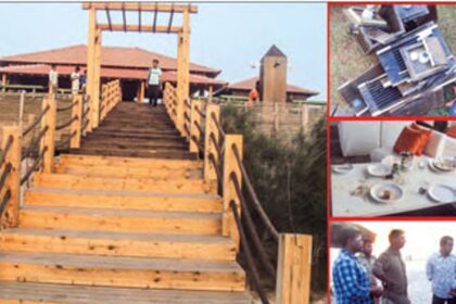 The hotel at Gawdewada-Morjim, where goons armed with weapons attacked tourists