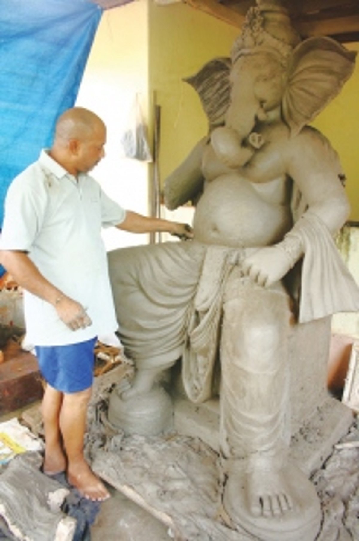 The idol makers of the temple town