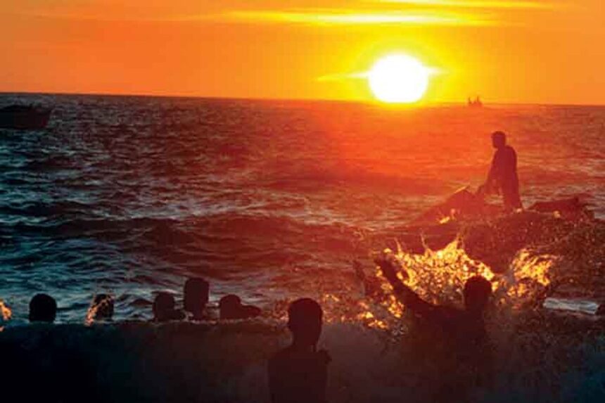 The last sunset of 2011