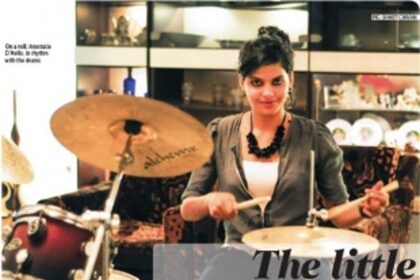 The little drummer girl