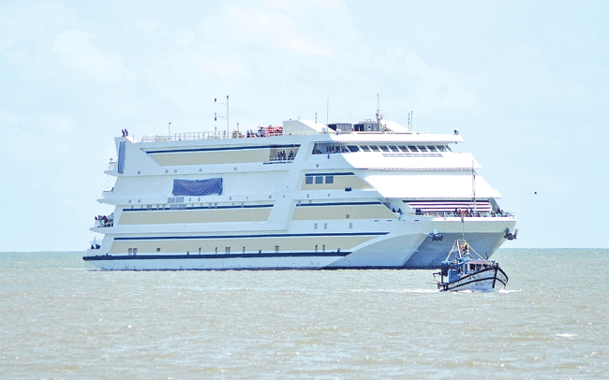 The new offshore casino ship belonging to the Delta Corp