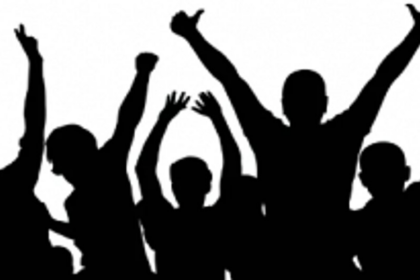 The people are beating their hearts, but the opposition is totally silent