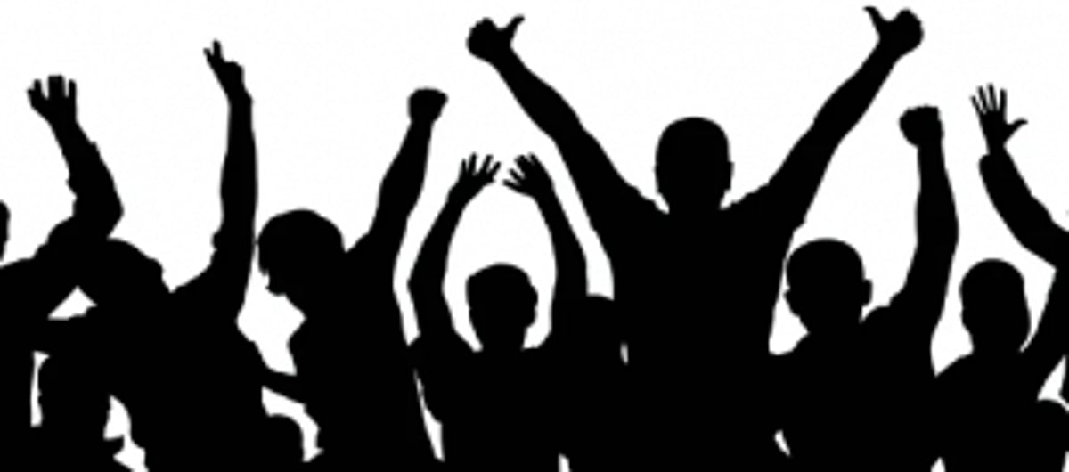 The people are beating their hearts, but the opposition is totally silent