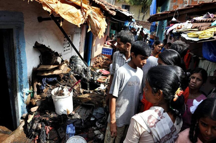 The remains kept outside the shop at Margao.                                           Photo by Santosh Mirajkar
