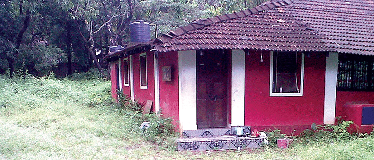The rented house in Anjuna in which Bhatkal resided in 2011-12.