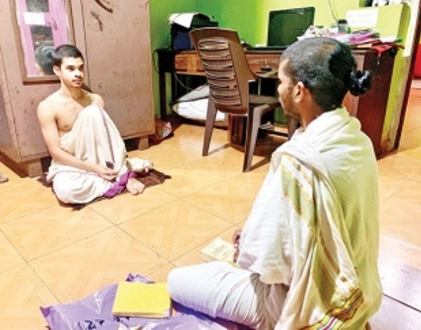 The seat of ultimate Sanskrit excellence in India is a small village home in Rivona