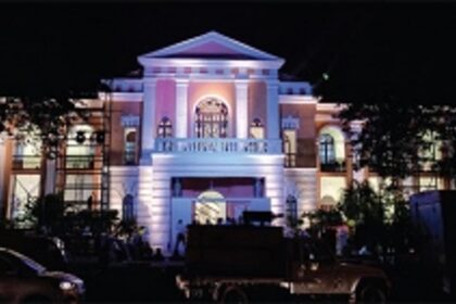 The stage is set, the lights are on, the action begins