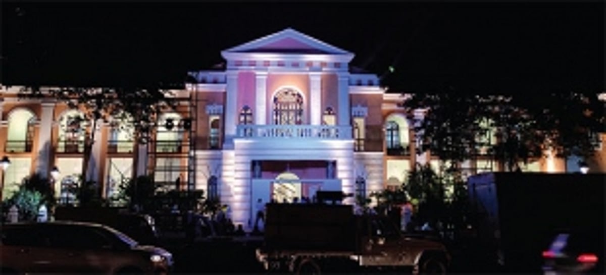 The stage is set, the lights are on, the action begins