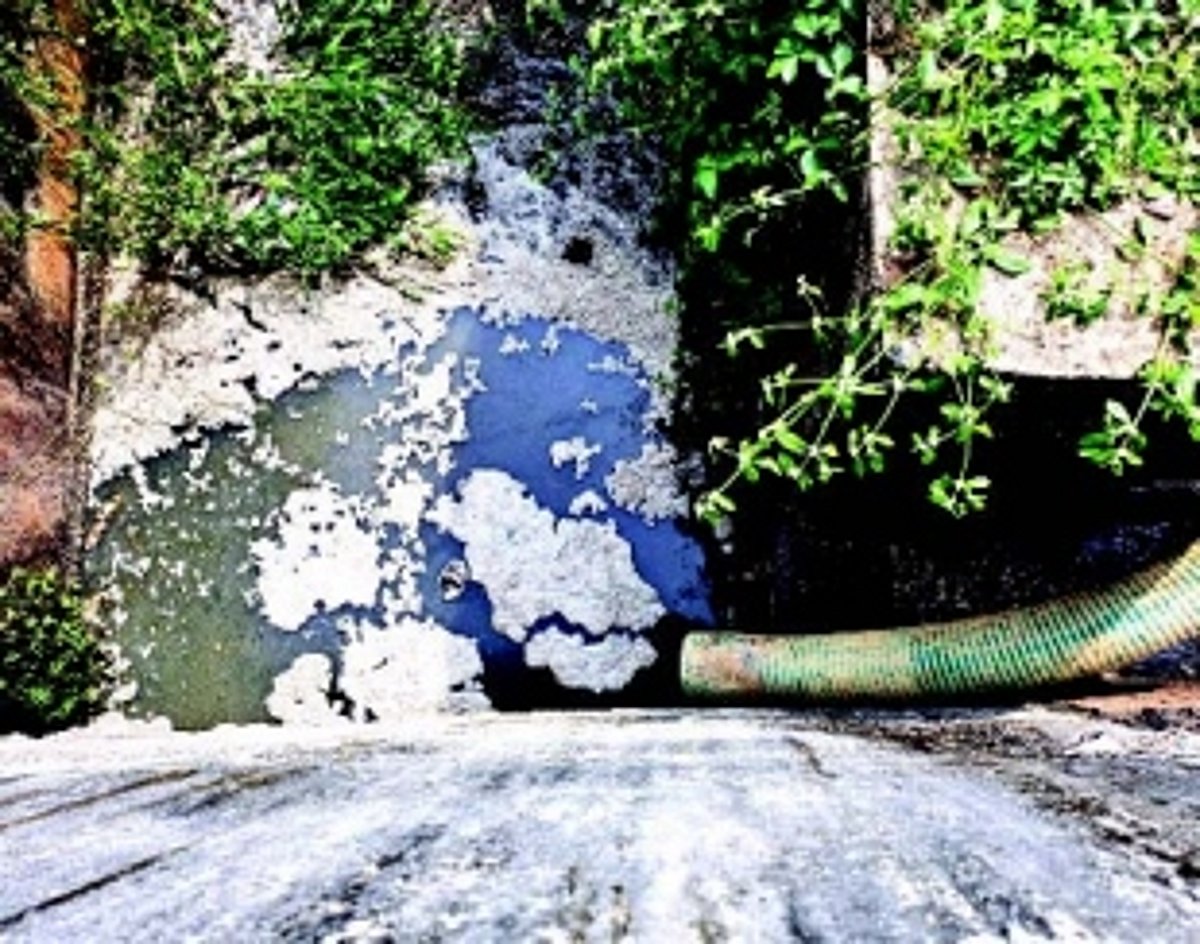 The stink is official: Govt contractor caught red-handed for releasing raw sewage into nullah