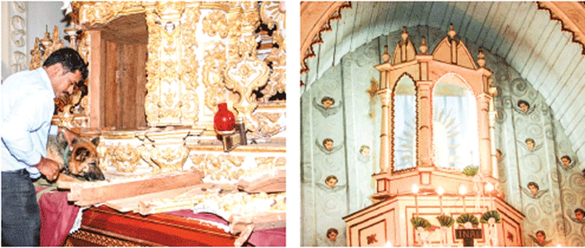 The tabernacle theft at St John the Baptist Church, Benaulim, and the missing statue of patron St Joseph from the Banda Chapel, Assolna.