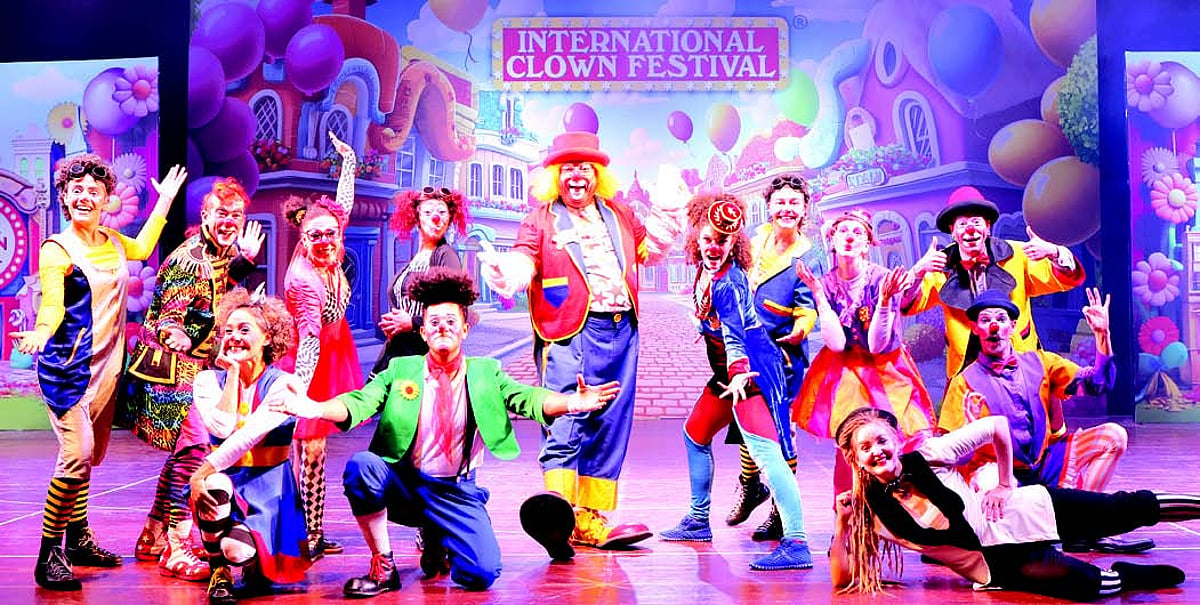 The world famous clowns are in town