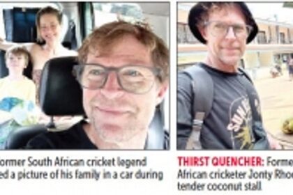 The world’s best ever fielder Jonty Rhodes & fly have moved to Agonda
