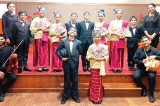 The young and enthusiastic musical talent at the annual Mando Festival