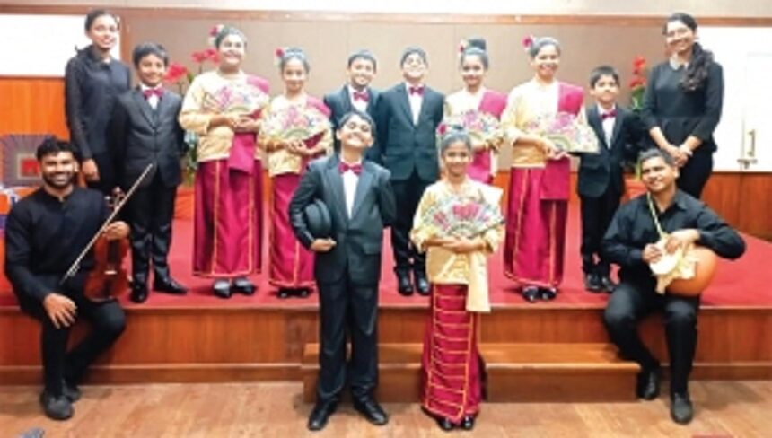 The young and enthusiastic musical talent at the annual Mando Festival