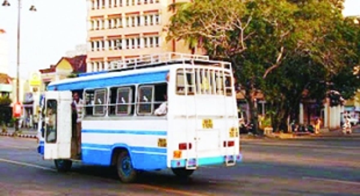 There are bus stops  but no buses