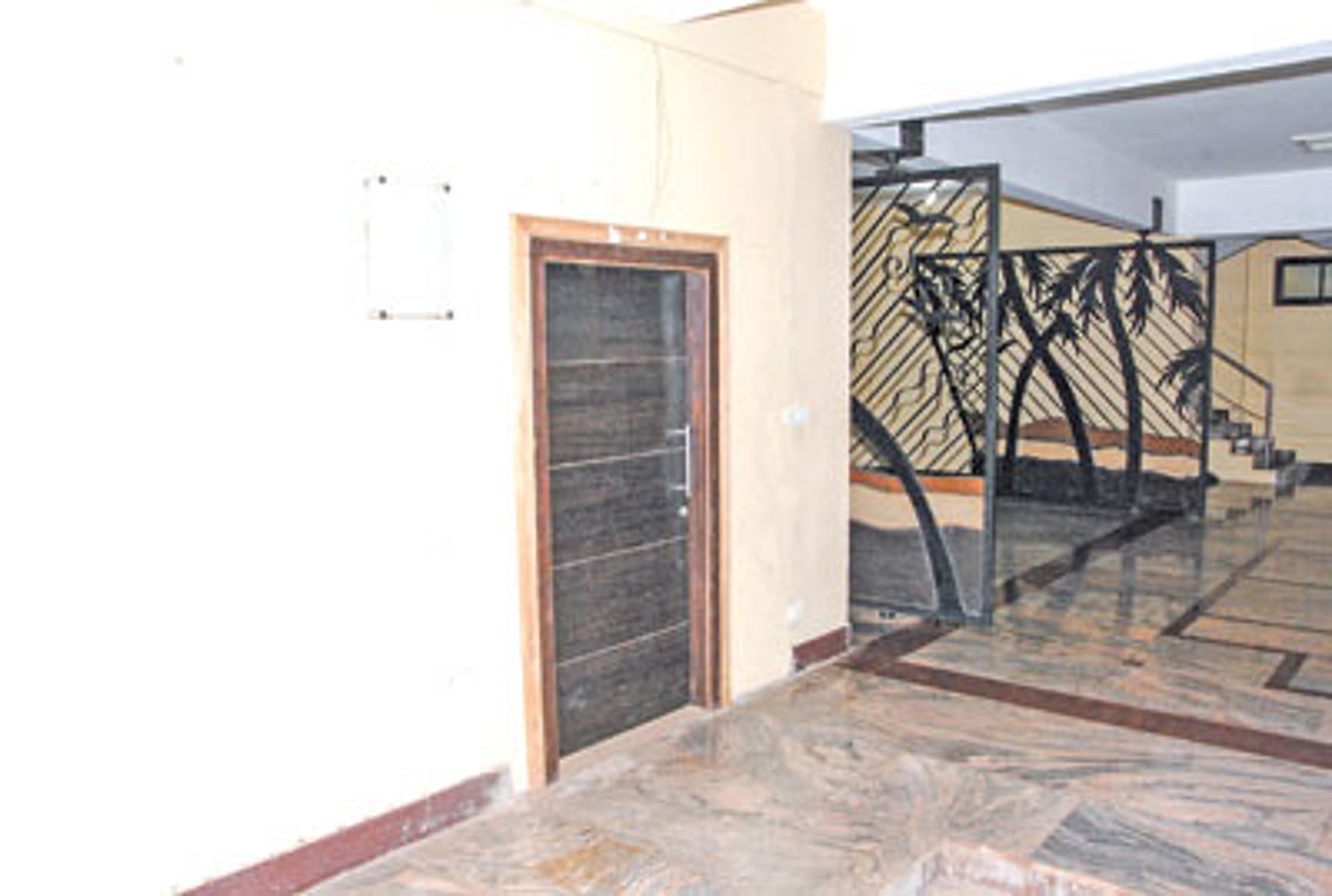 This building at the Ravindra Bhavan which was supposed to house the state-of-the-art Audio studio