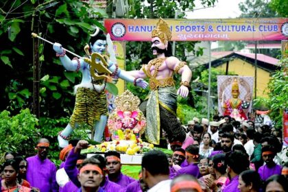 Thousands join unique Ganesh idol procession in Adpai