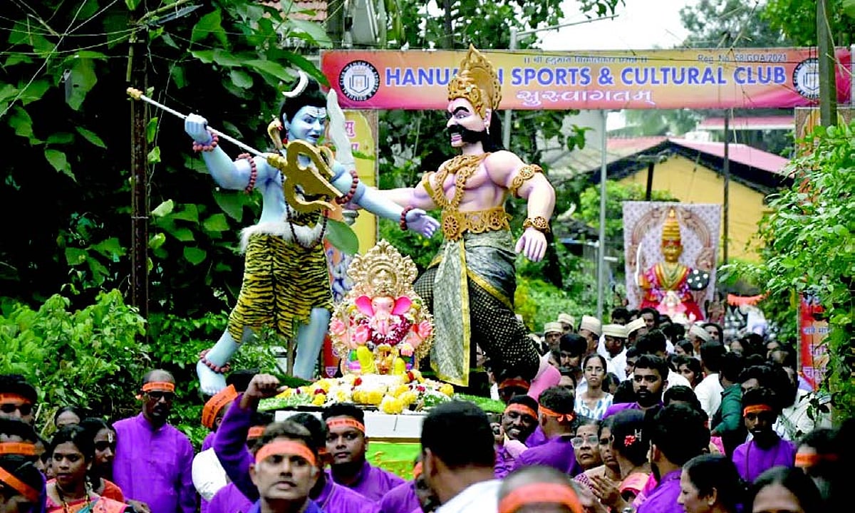 Thousands join unique Ganesh idol procession in Adpai