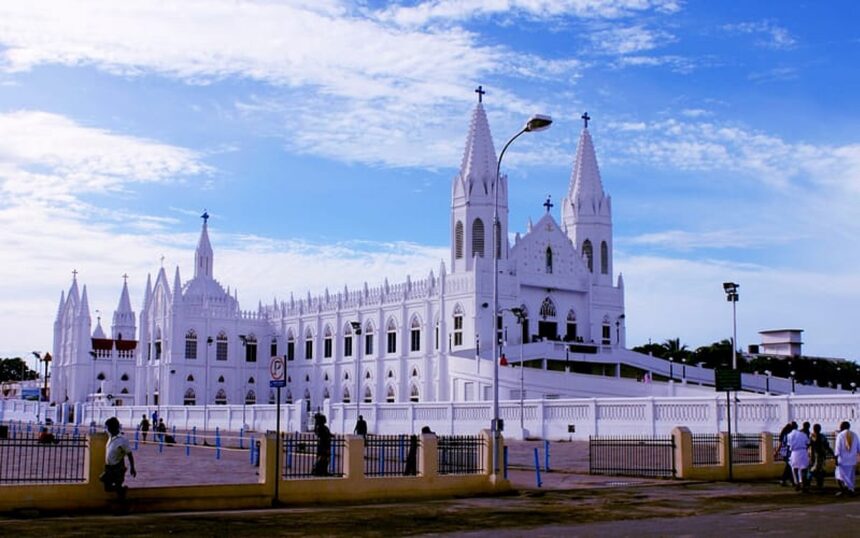 Thousands of Goans join pilgrims at
Vailankanni Basilica in Tamil Nadu