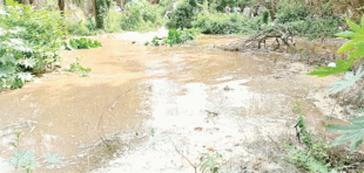 Thousands of litres of water wasted due to loose valve at Gogol