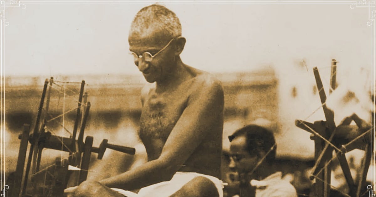 Threads of hope: Weaving Gandhi's legacy through his teaching