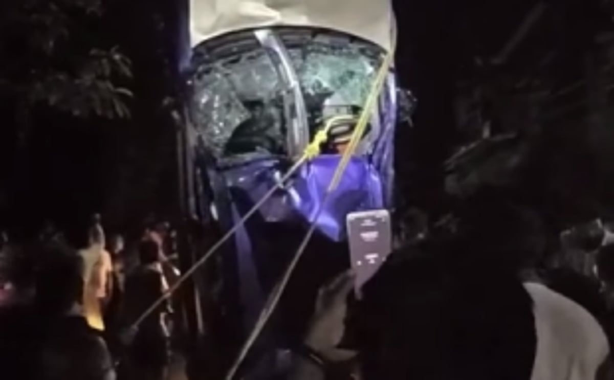 Three Lives Lost as Family Car Plunges into River at Sanguem