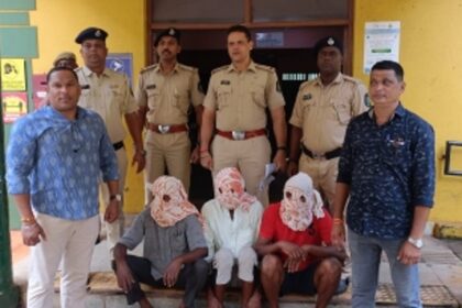 Three arrested for stealing Rs 12 Lakhs worth of items from PWD Water Dept. storeroom