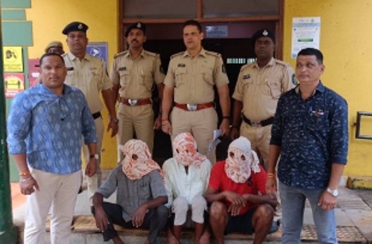 Three arrested for stealing Rs 12 Lakhs worth of items from PWD Water Dept. storeroom