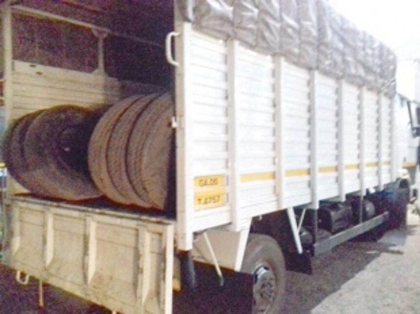 Three arrested in Usgao  for theft of bus tyres