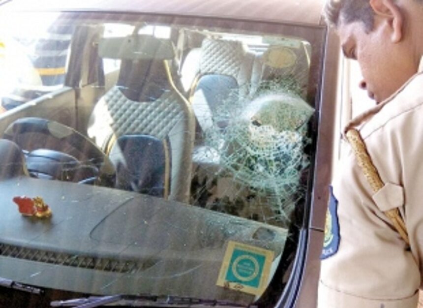 Three cars damaged at govt quarters