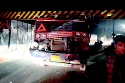 Three crashes in six months: Gandaulim bridge height barrier  turns disaster zone for heavy vehicles