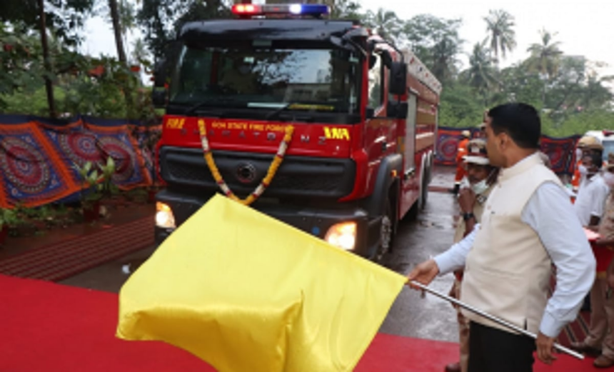 Three fire fighting  vehicles launched